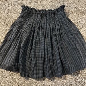 Zara Gray Bubble Mini Skirt Pleated Cocktail